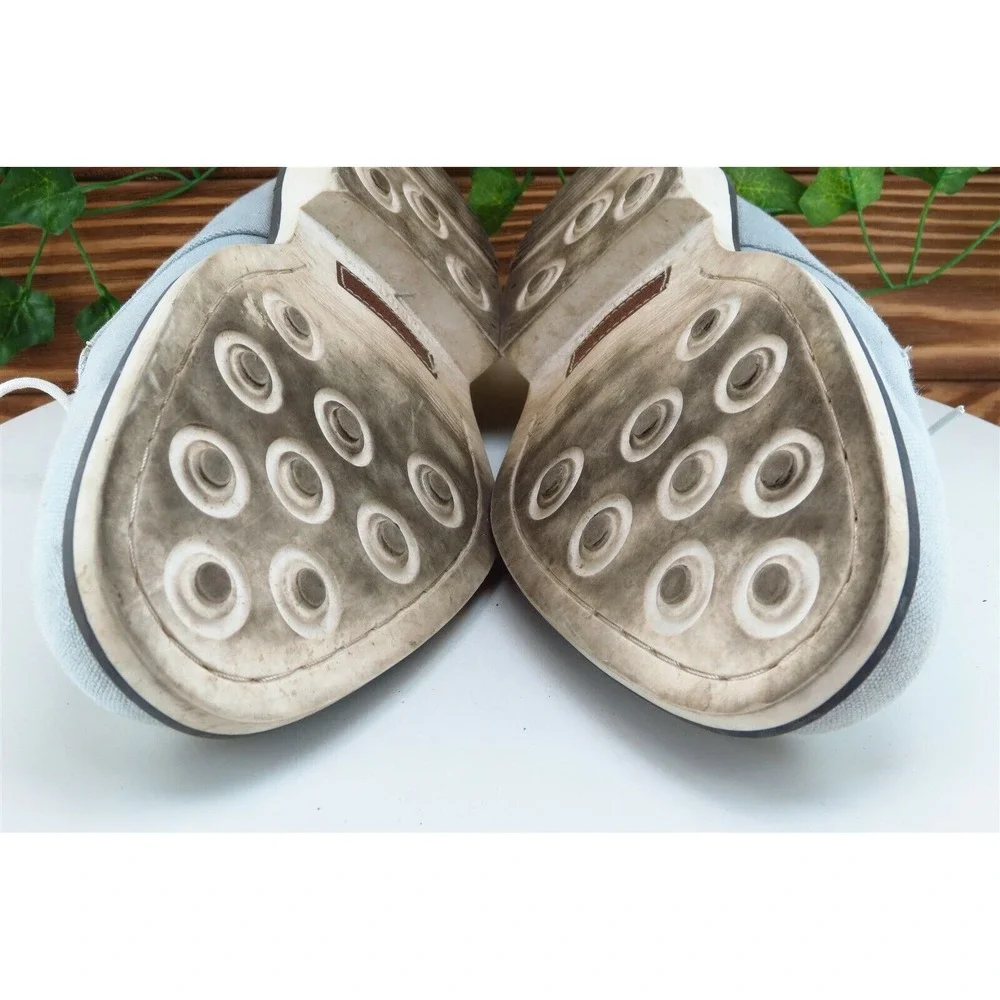 Bass Shoes Sz 10‎ D Gray Derby Oxfords Fabric Men